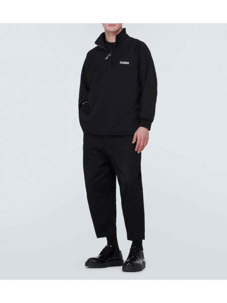 Džemperis ar rāvējslēdzēju Comme Des Garçons Homme melns