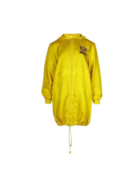 Nylonowa kurtka Moschino Pre-owned żółta