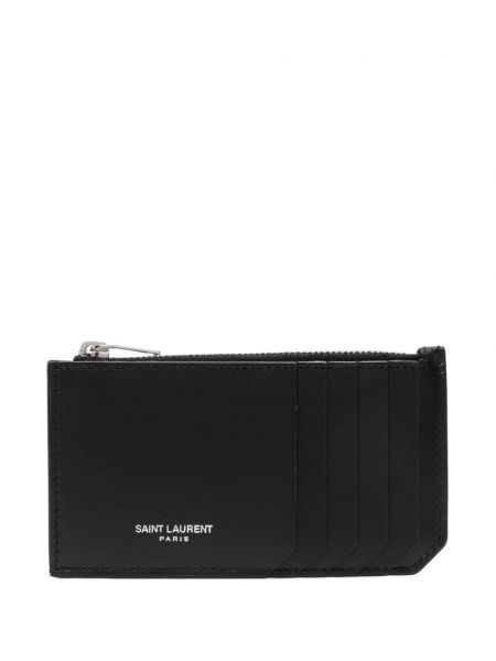 Kortholder Saint Laurent sort