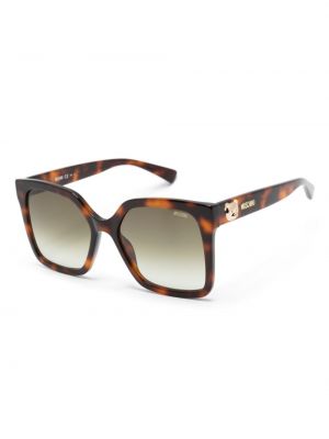 Sluneční brýle Moschino Eyewear hnědé