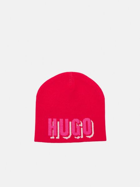 Różowa czapka Hugo