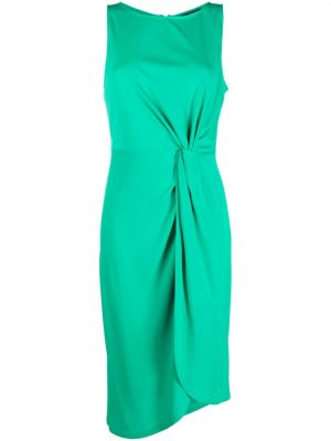 Obleka brez rokavov Lauren Ralph Lauren zelena
