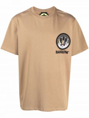 Camiseta con estampado Barrow marrón