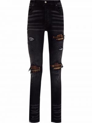 Rippet skinny jeans Amiri svart