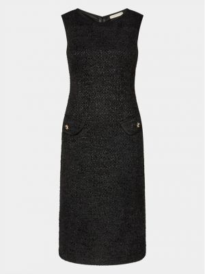 Slim fit koktejlové šaty Rinascimento černé