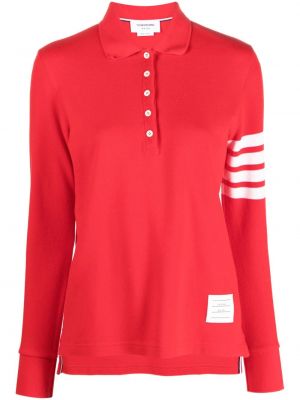 Polo marškinėliai Thom Browne raudona