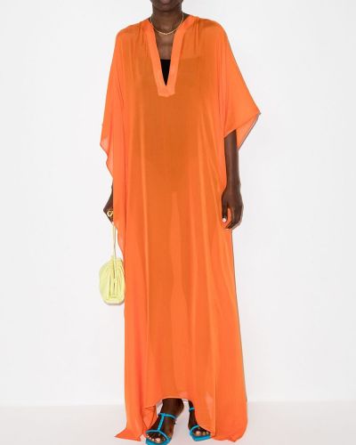 Vestido de noche Alexandra Miro naranja