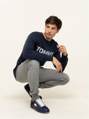 Melange slim fit pulóver Tommy Jeans