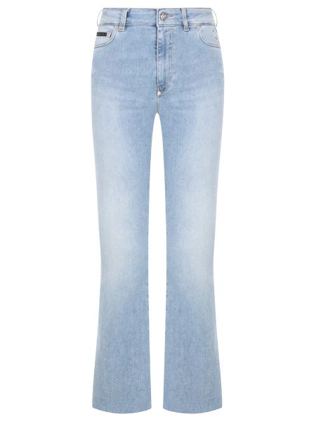 Хлопковые прямые джинсы Philipp Plein