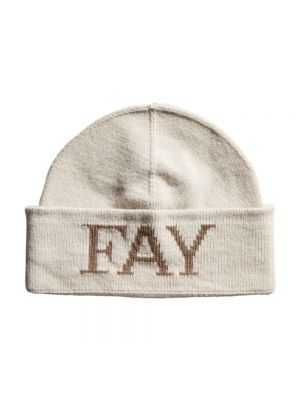 Biała czapka Fay
