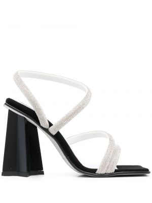 Sandále na podpätku Chiara Ferragni čierna