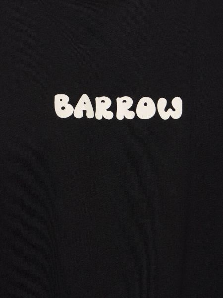 Camiseta de algodón con estampado Barrow negro