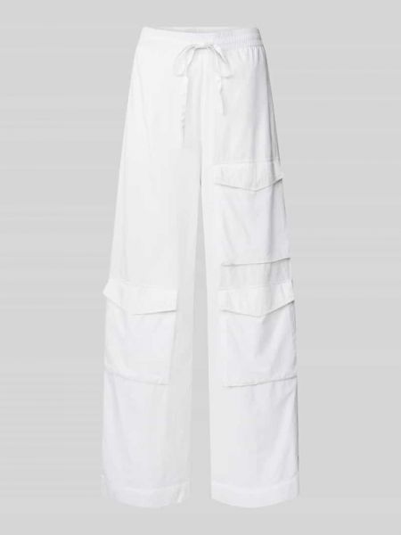Spodnie cargo Essentiel białe