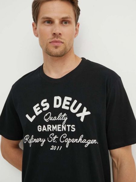 Pamučna majica Les Deux crna