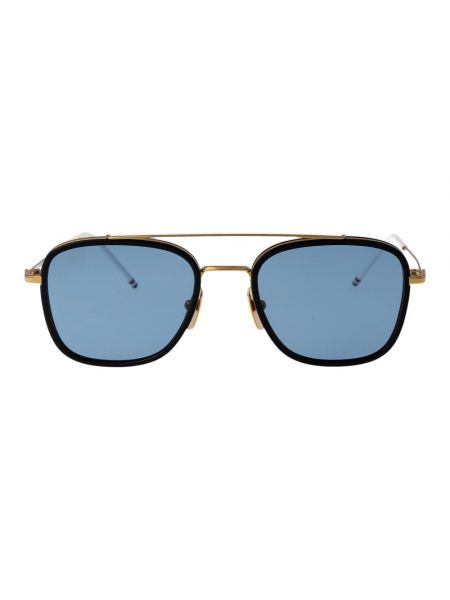 Okulary przeciwsłoneczne Thom Browne niebieskie
