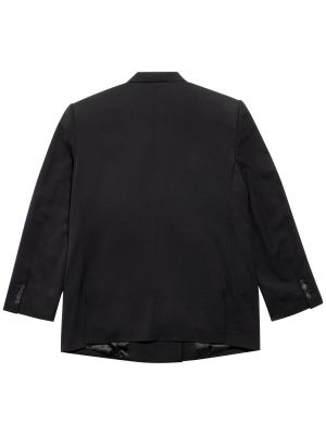 Vunena jakna Balenciaga crna