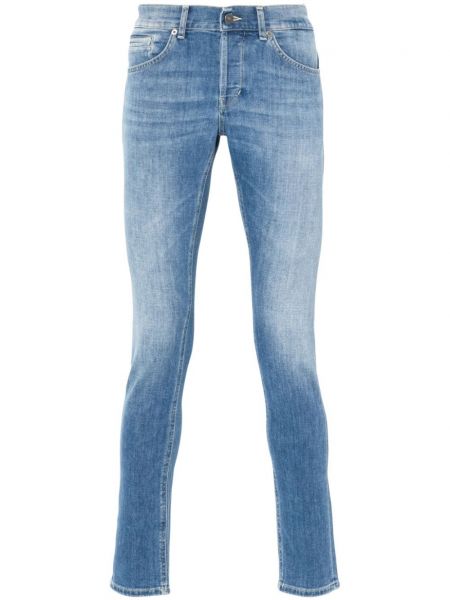 Zúžené džínsy s potlačou Dondup modrá