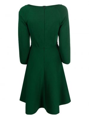 Vlněné midi šaty Charlott zelené