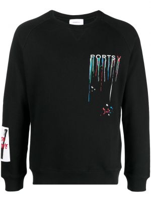 Sweatshirt mit print Ports V schwarz