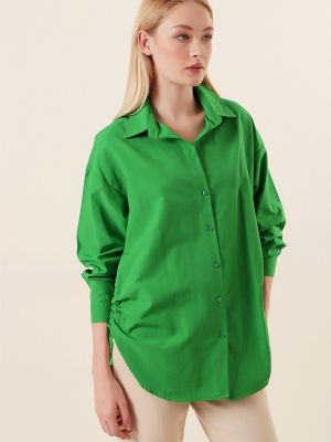 Koszula oversize Bigdart zielona