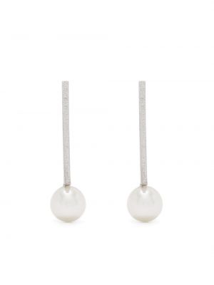 Pendientes con perlas Hsu Jewellery plateado