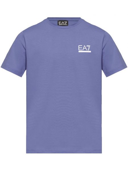 T-krekls ar apdruku Ea7 Emporio Armani zils