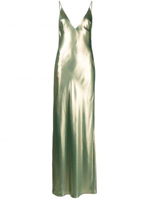 Šilkinis vakarinė suknelė Galvan London žalia