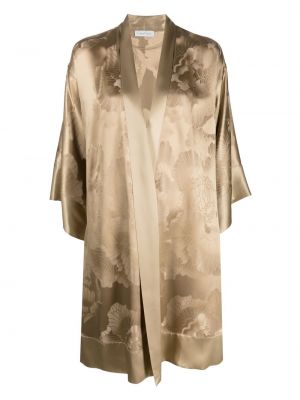 Svilena obleka iz žakarda Carine Gilson