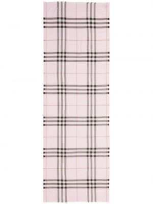 Kontrollerade halsduk Burberry rosa