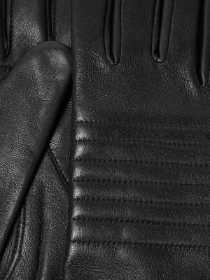 Kožne rukavice Isabel Marant crna