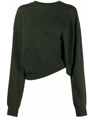 Jersey de punto de tela jersey asimétrico Kenzo verde