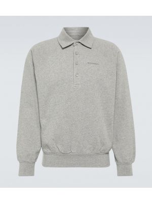 Jersey de algodón de tela jersey Givenchy gris