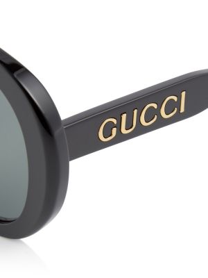 Oversize слънчеви очила Gucci черно
