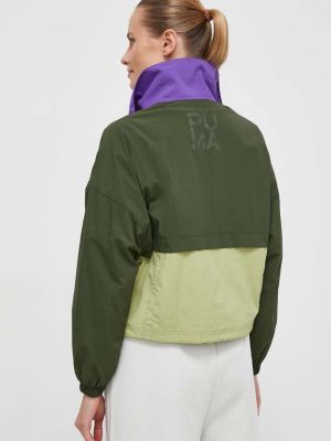 Oversized rövid kabát Puma zöld