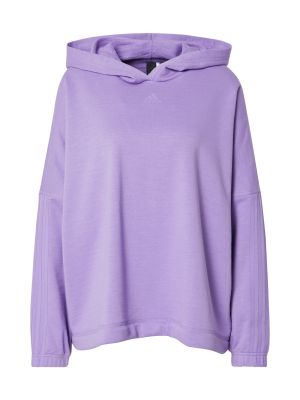 Hanorac cu glugă Adidas Sportswear violet