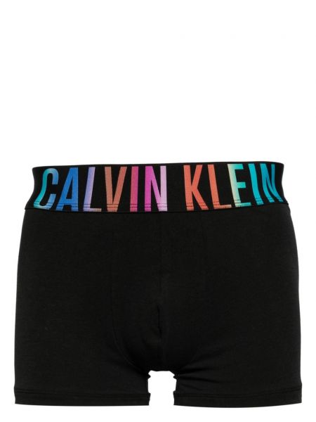 Pamuklu boxer Calvin Klein siyah