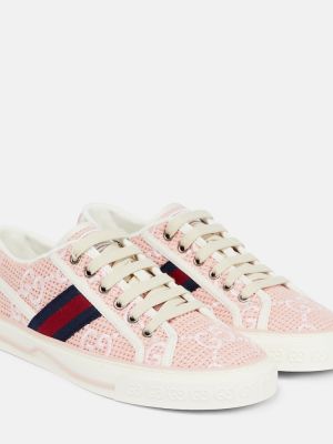 Sneakersy Gucci Tennis różowe