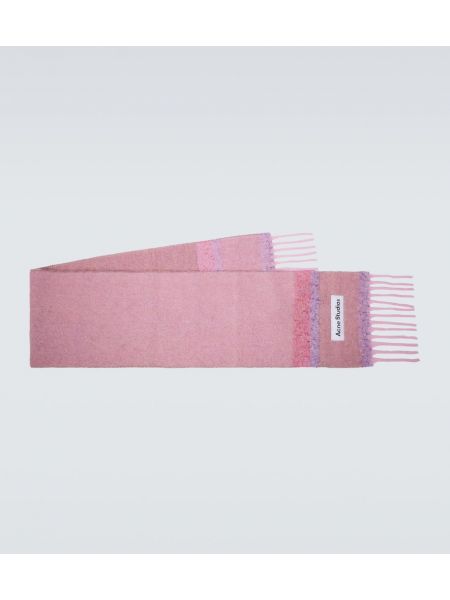 Ull skjerf Acne Studios rosa