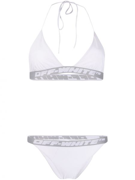 Bikini con lazo Off-white blanco