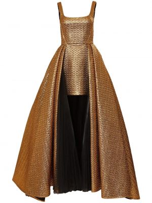 Estélyi ruha Carolina Herrera aranyszínű