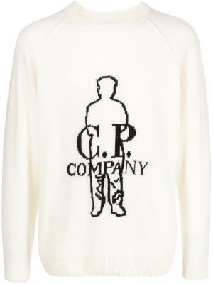 Πουλόβερ C.p. Company λευκό
