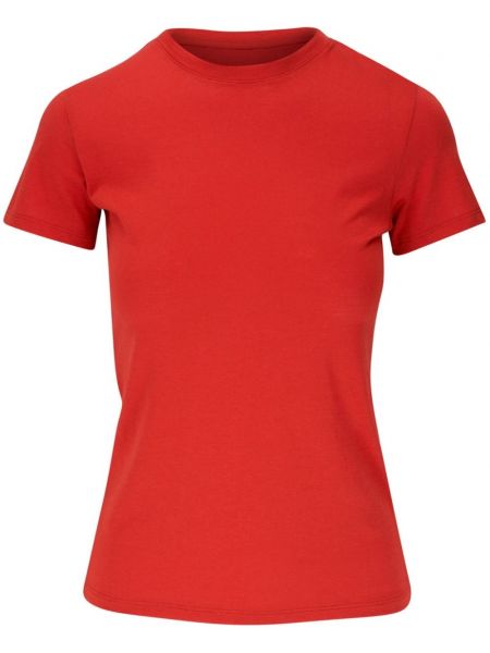 T-shirt aus baumwoll mit rundem ausschnitt Vince rot
