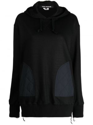 Gesteppter hoodie aus baumwoll Junya Watanabe schwarz
