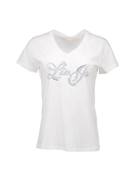 Koszulka bawełniana Liu Jo biała