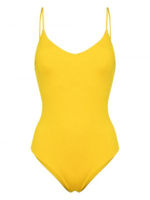 Vientisas maudymosi kostiumėlis Fisico geltona