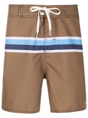 Shorts à rayures Osklen marron