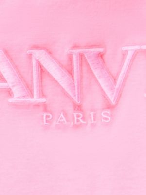 Tricou cu imagine din jerseu Lanvin roz