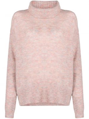 Dzianinowy sweter Iro różowy