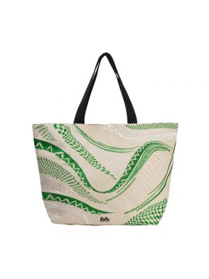 Shopper handtasche mit taschen Lala Berlin grün