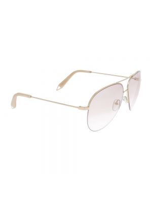 Okulary przeciwsłoneczne Victoria Beckham beżowe